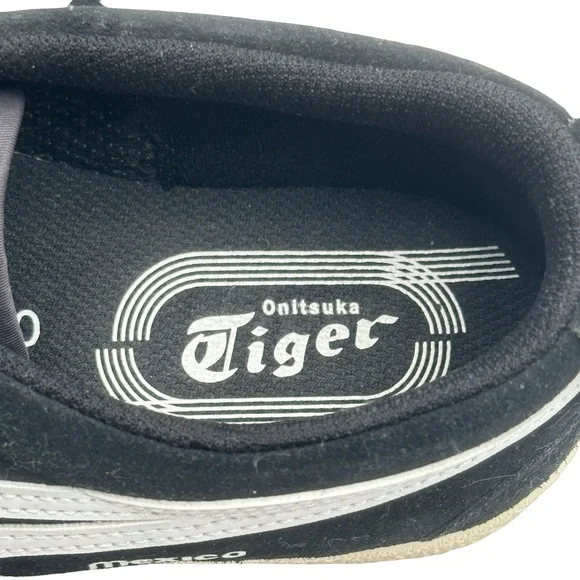 NEW - Onitsuka Tiger by Asics Black and White Sneakers UNISEX - SIZE 7/8.5